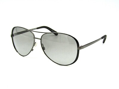 #ad Michael Kors MK 5004 CHELSEA Aviator Sunglasses Gunmetal Black Gray #C44