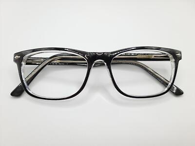 #ad Womens Oval Eyeglasses Frames Black Spring Hinges