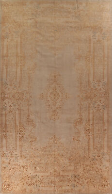 #ad Antique Vegetable Dye Kirman Traditional Handmade Palace Size Rug 11x20 Carpet