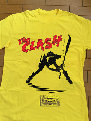 #ad New Collection The Clash Band Gift For Fan S 2345XL Yellow T shirt S4640
