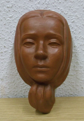 #ad 50er 60er Wall Head Mask Woman#x27;s Head Like Cortendorf From Tone 50er Maske