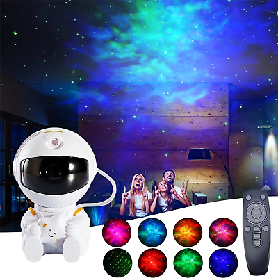 #ad Star Projector Galaxy Night Light Starry Nebula LED Lamp Room Decor with Remote