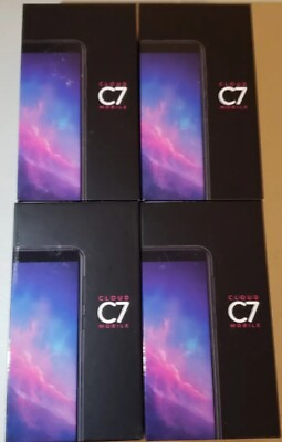 #ad Lot of 4 Cloud Mobile Stratus C7 16GB Android Smartphones New Open Box