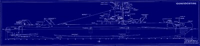 #ad USS CARP SS 338 SUBMARINE BLUEPRINT PLANS SS 190 drawings period detail 1939 ww2