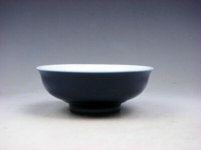 #ad Monochrome Pure Dark Blue Glazed Porcelain Saucer Bowl #12202102 $39.99