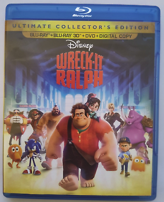 #ad Wreck It Ralph Blu ray DVD 2013 3D