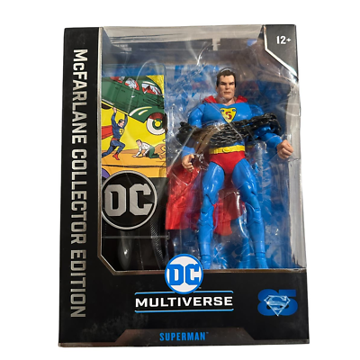 #ad McFarlane Toys #1 Superman McFarlane Collector Edition 1st Appearance