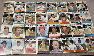 #ad 1964 Topps Baseball Pick Choose Complete Low Cost Vintage VG EX EX