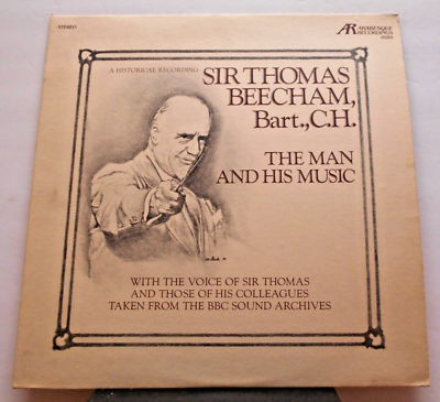 #ad The Man and His Music Sir Thomas Beecham Vinyl Arabesque 8080 1995