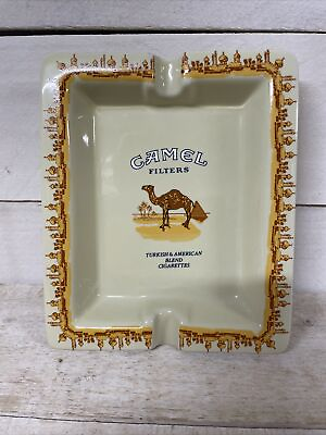 #ad VINTAGE CAMEL FILTERS ASH TRAY 1996 Turkish Blend Cigarettes smoke Collector