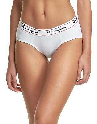 #ad Champion Womens Hipster Panty Underwear Athletics Heritage Double Dry Soft S 2XL