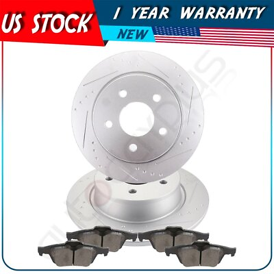 #ad Rear Brake Rotors And Metallic Pads For Ford C Max Escape Ford Transit Connect