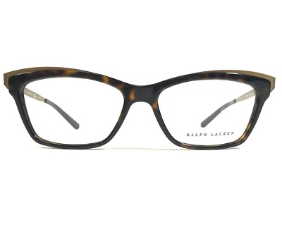 #ad Ralph Lauren RL 6165 5003 Cateye Tortoise Gold Plastic Eyeglass Frame 54 16 140