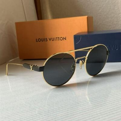#ad LOUIS VUITTON Sunglasses Attitude Pilot Z1102E Black Gold