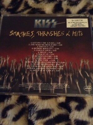#ad Kiss RARE Direct Marketing PROMO Smashes Thrashes amp; Hits CD 1988 Mercury