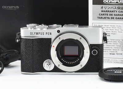 #ad Olympus PEN E P7 Mirrorless Camera Silver body 1224shots JP Near Mint #2118327