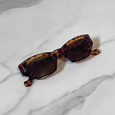 #ad Cat Eye Glossy Tortoise Brown Women#x27;s Fashion Sunglasses
