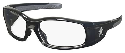#ad MCR Safety Swagger Safety Glasses Work Eyewear Black Frame Clear Lenses Z87