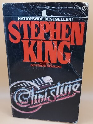 #ad CHRISTINE by STEPHEN KING HORROR PAPERBACK BOOK 1st SIGNET 1983 Carpenter
