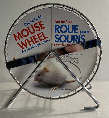 #ad Brand New 5 Inch Exercise Wheel For Small Animals Mouse Hamster Gerbil