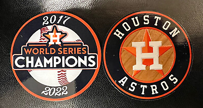 #ad Houston Astros Tribute Laminate Coin 2X World Series Champions ￼