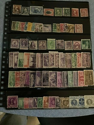#ad 250 used U.S. stamps all different 1800#x27;s 2021. Very Fine. 1 cent to Forever