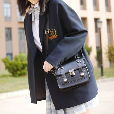#ad Lolita Retro JK Uniform Bag Small Bookbag Shoulder Backpack Handbag Japanese