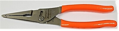 #ad *NEW* SNAP ON TOOLS LN47ACF TALON GRIP SLIP JOINT PLIERS *ORANGE* quot;THE MONSTERquot;