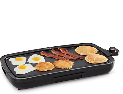 #ad Deluxe Everyday Electric Griddle with Dishwasher Safe Removable Nonstick Cooking $65.73