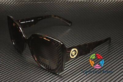 #ad VERSACE VE4387 108 73 Havana Dark Brown 56 mm Women#x27;s Sunglasses