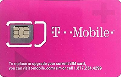 #ad T Mobile Prepaid SIM Card Unlimited Talk Text and Data in USA for 30 Days