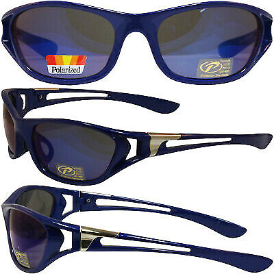 #ad Pacific Coast Polarized Sunglasses Blue Frame Blue Mirror Lenses