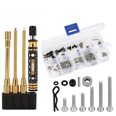 #ad INJORA RC Tool Box 3 in 1 Screwdriver Hexagon Nut Driver for AX24 SCX24 Upgrade $26.89