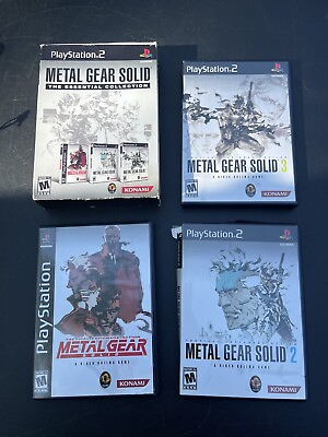 #ad Metal Gear Solid Essentials Collection PlayStation 2 2007 PS2 Complete CIB