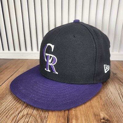 #ad Colorado Rockies New Era 9fifty Hat Cap Snapback Black Purple #28 Nolan Arenado