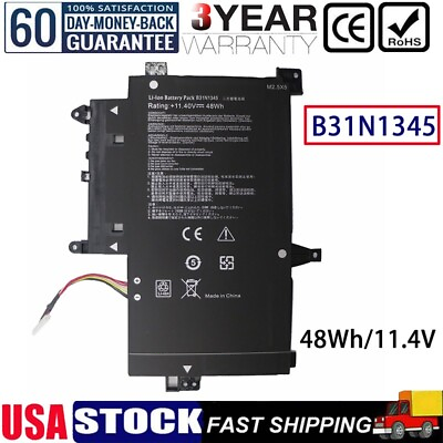 #ad B31N1345 Battery For ASUS Transformer Book Flip TP500L TP500LA TP500LN 48Wh US