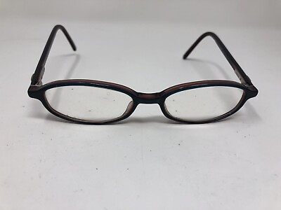 #ad Gucci Eyeglasses Frame GG 1413 49 16 140 Navy Oval Italy R996
