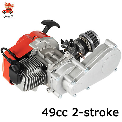 #ad 49cc 2Stroke Engine Motor Pull Start Fit Pocket Mini Dirt Bike ATV Alu.