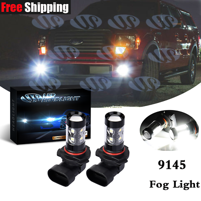 #ad 6000K LED Fog Light bulb For Ford F 150 2004 2005 2006 2013 2014 Bright White