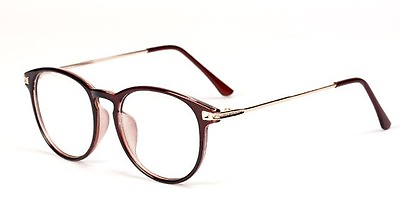 #ad Fashion Clear Lens Glasses Nerd Geek Eyeglass Designer Spectacles Black Brown
