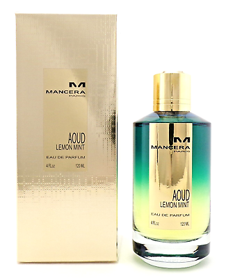 #ad Aoud Lemon Mint by Mancera 4.0 oz 120 ml Eau de Parfum Spray Unisex. New in Box