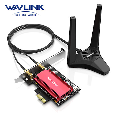 #ad AX3000 WiFi 6E PCIe WiFi Card Tri Band PCIe Network Card Bluetooth 5.2 Adapter