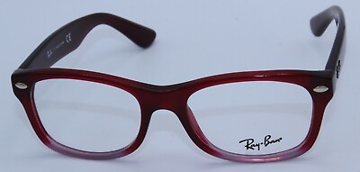#ad NEW AUTHENTIC RAY BAN RED KIDS OPTICAL FRAME RB1528 3583 46 16 125 EYEGLASSES