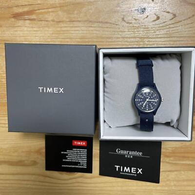 #ad TIMEX Watch Original Camper TW2R13900 Navy 36MM