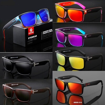#ad KDEAM Revamp Of Sport Men Sunglasses Polarized Shockingly Colors Sun Glasses