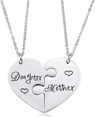 #ad Mother Daughter Necklace Gifts 2PCS Mom Necklace from Daughter Mother#x27;s Day Gift