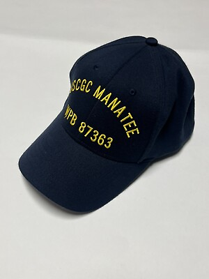 #ad USCGC Manatee WPB 87363 Named Hat Size Large X Large NU FIT US Coast Guard Hat