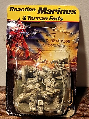 #ad Star Khan Reaction Marines Unit Command and Terran Feds Figures 5011