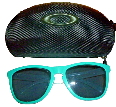 #ad Oakley Frogskins Heritage Collection Sunglasses 24 417 Seafoam 55 17 133 amp; Case