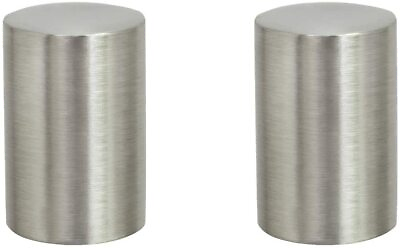 #ad Aspen Creative Steel Lamp Finial in Brushed Nickel Finish 1 1 4quot; Tall 2 Pack
